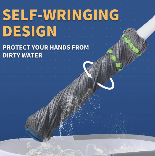 TRAPERO DE PALO AUTOEXPRIMIBLE